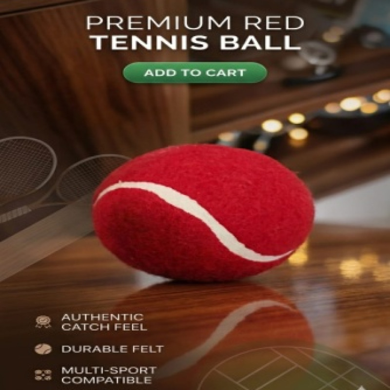 RED TENNIS BALL